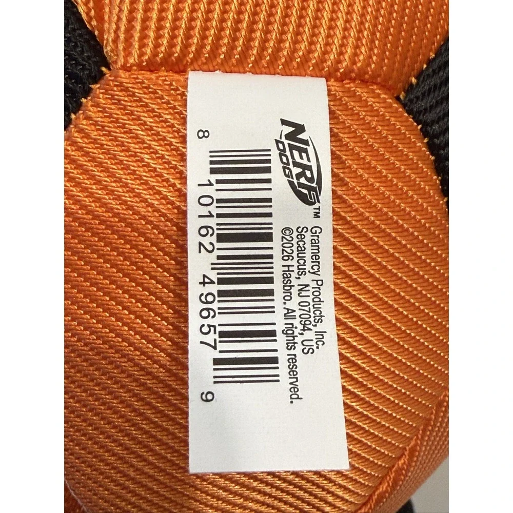 Nerf Dog Crinkle & Squeak Dog Toy Ball Halloween Squeaky Nylon
